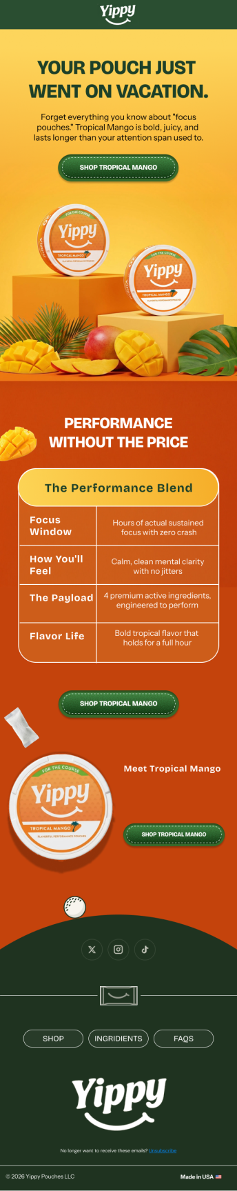 Yippy — new flavour launch