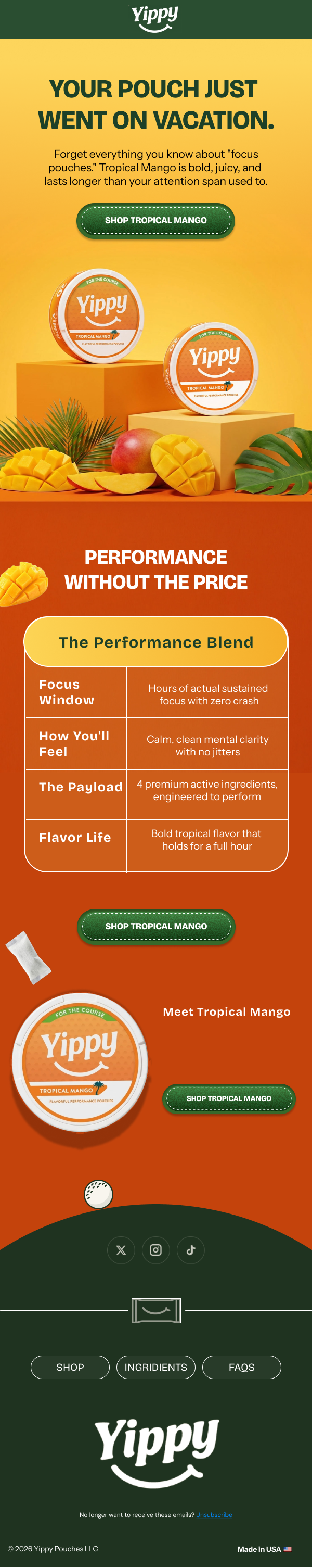 Yippy — new flavour launch