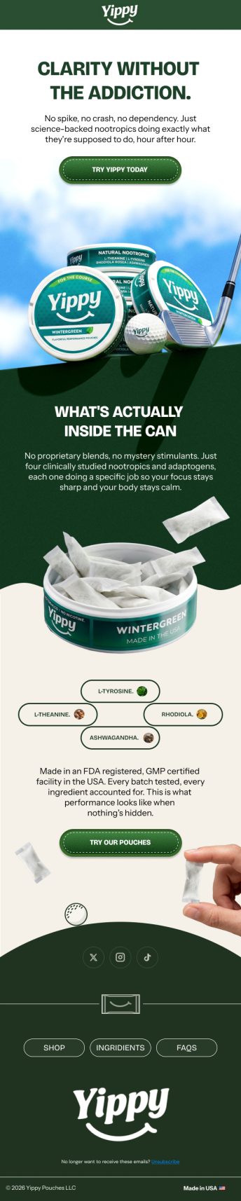 Yippy — ingredient education campaign